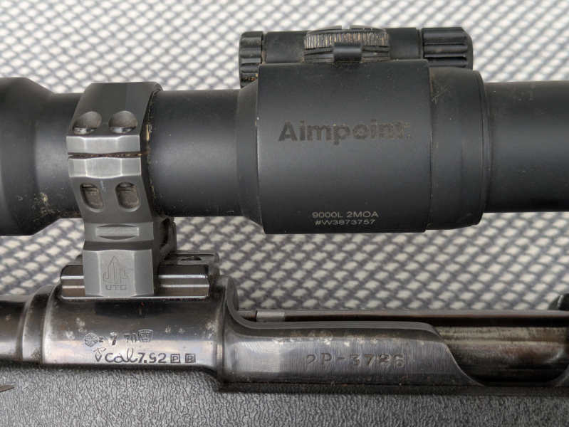 Mauser 98 8x57 IS Picatinny Aimpoint 9000l Handspanner Nachsuche – Bild 4