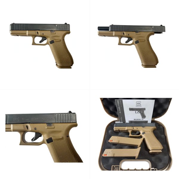 Glock 17 Gen5 Coyote 9mm P.A.K. PTB 1068 im orig. Glock Coyote Koffer + 3 Magazine + Kaufbeleg – Bild 2