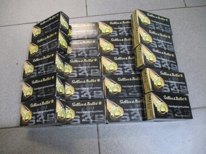 1000 Hülsen 9x19 Sellier und Bellot – Bild 1