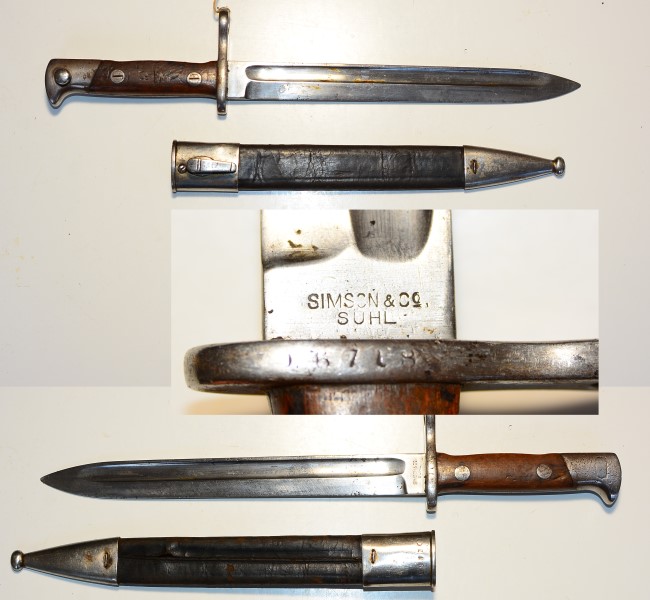spanisches Bajonett Modell 1893 – pilt 1