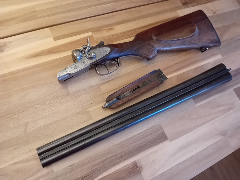 Hahndoppelflinte Westernflinte Coachgun 12-70 – Bild 3
