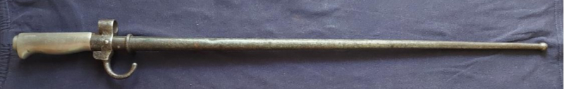Deutsche Ersatzbajonett - Lebel 1886 - Sachsen – Bild 1