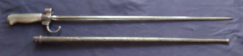 Deutsche Ersatzbajonett - Lebel 1886 - Sachsen – Bild 2