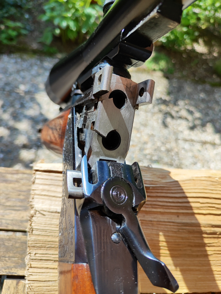 Brno ZH Bockdoppelbüchse 7x65 R / 7x65 R // Blaser Brückenschwenkmontage // Docter 3-12x56 VZF – Bild 2