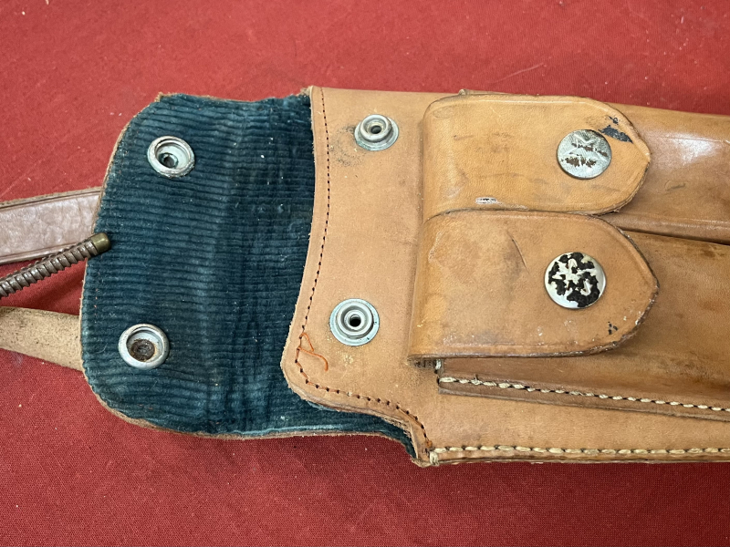 Altes Lederholster für Mauser C96 – möglicherweise chinesische Fertigung – kuva 3