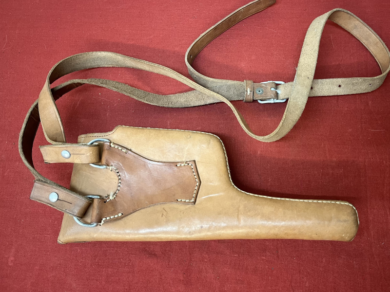 Altes Lederholster für Mauser C96 – möglicherweise chinesische Fertigung – kuva 2