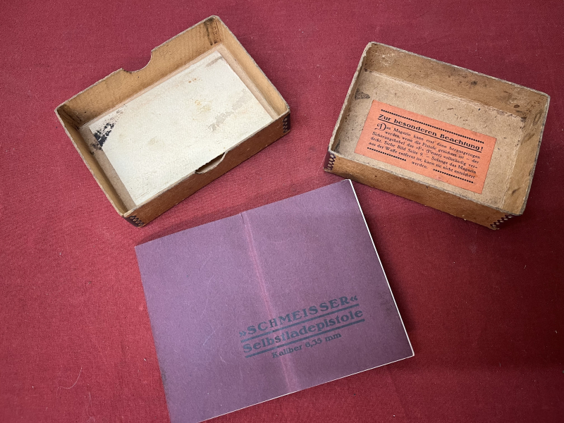 Original Schmeisser Selbstladepistole 6,35 mm – C. G. Haenel Suhl – Box mit Anleitung – Bild 3
