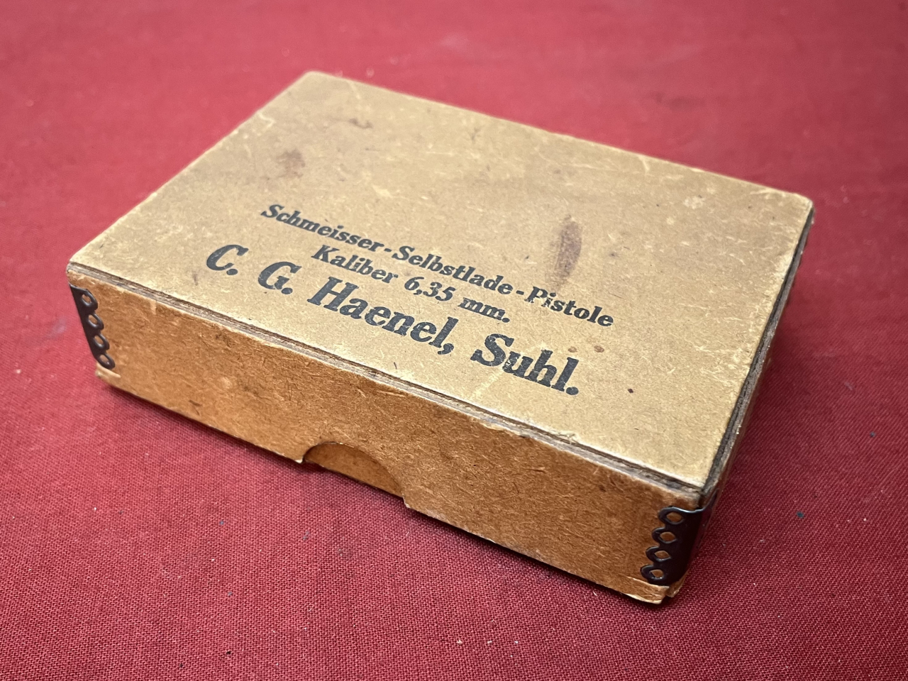 Original Schmeisser Selbstladepistole 6,35 mm – C. G. Haenel Suhl – Box mit Anleitung – Bild 1