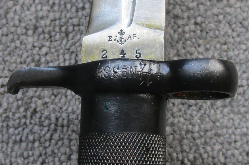Bajonett Seitengewehr Schwedenmauser M1896 M/96 E.J.A.B. nicht K98k K43 P38 – Bild 3
