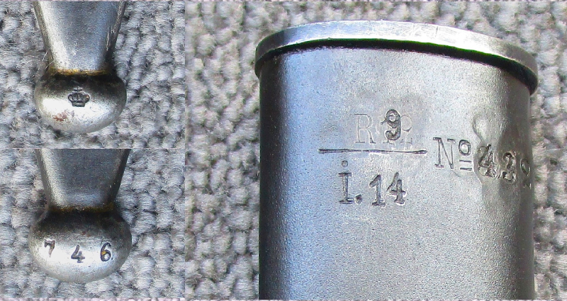 Bajonett Seitengewehr Schwedenmauser M1896 M/96 E.J.A.B. nicht K98k K43 P38 – Bild 5