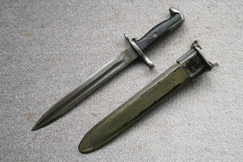 Bajonett Seitengewehr für US Garand M1 Hersteller AFH 1943 American Fork & Hoe 2WK Fertigung nicht M – Bild 1