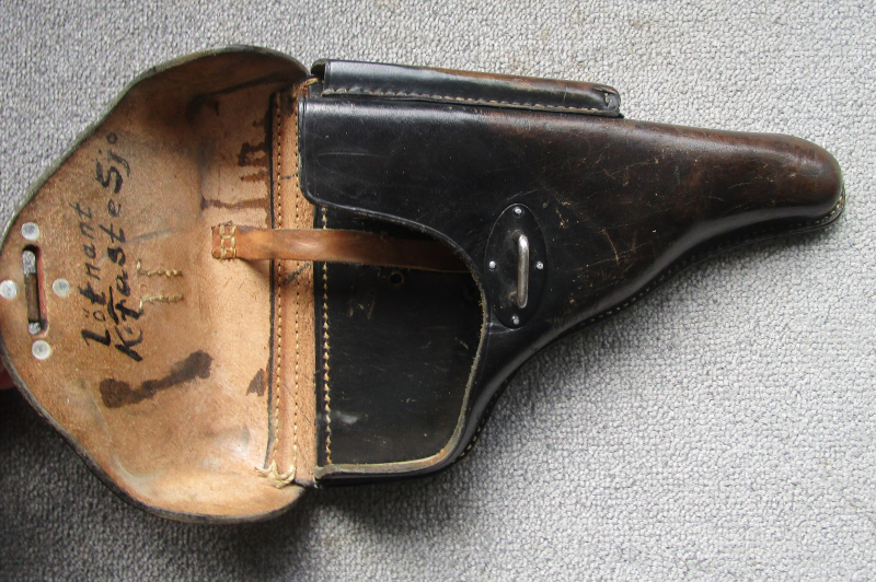 Pistolentasche Koffertasche für Pistole 38 P38 cww 1941 Carl Weiss Braunschweig WaA nicht P08 – Bild 5