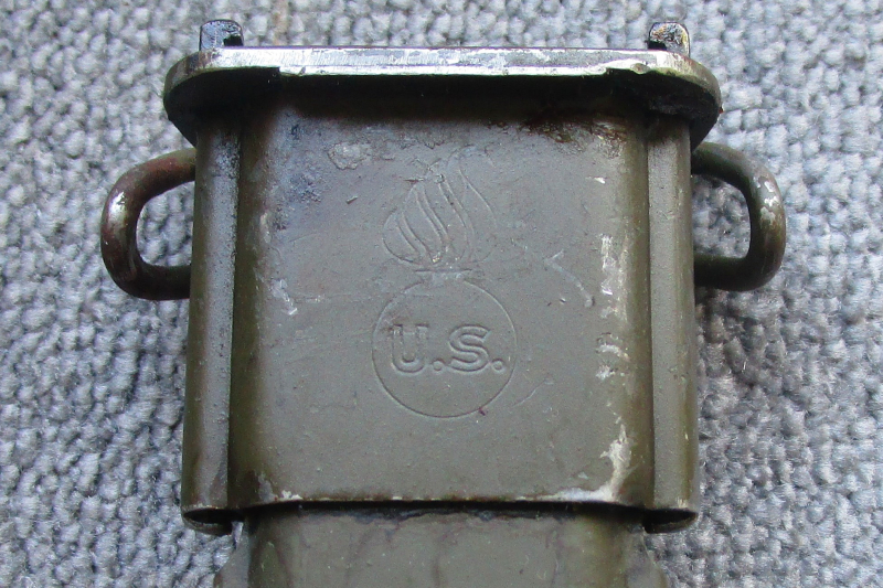 Bajonett Seitengewehr für US Garand M1 Hersteller UC Utica Cutlery 1942 PAL MODE 2WK Fertigung Flami – Bild 3