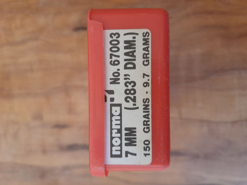 7mm .283 (.284) Norma FMJ VM 150gr. 9,7g. 100Stk. – Bild 1