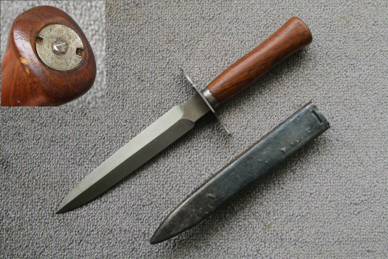 Grabendolch Kampfmesser Mod. 1916 Wehrmacht Kriegsmarine Stiefelmesser Infanteriemesser Gonon 1941 N – Bild 2
