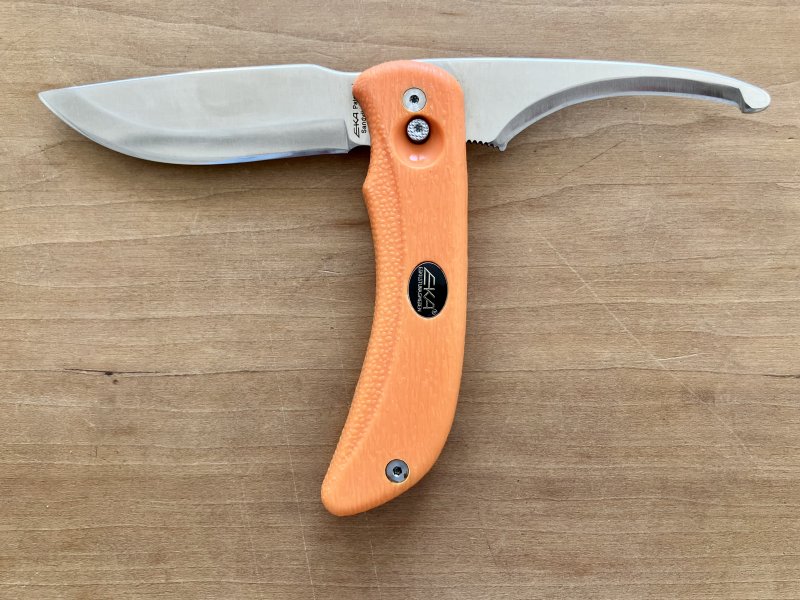 EKA G3 SwingBlade orange - Jagdmesser - Sandvik 12C27 – Bild 2