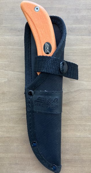 EKA G3 SwingBlade orange - Jagdmesser - Sandvik 12C27 – Bild 5