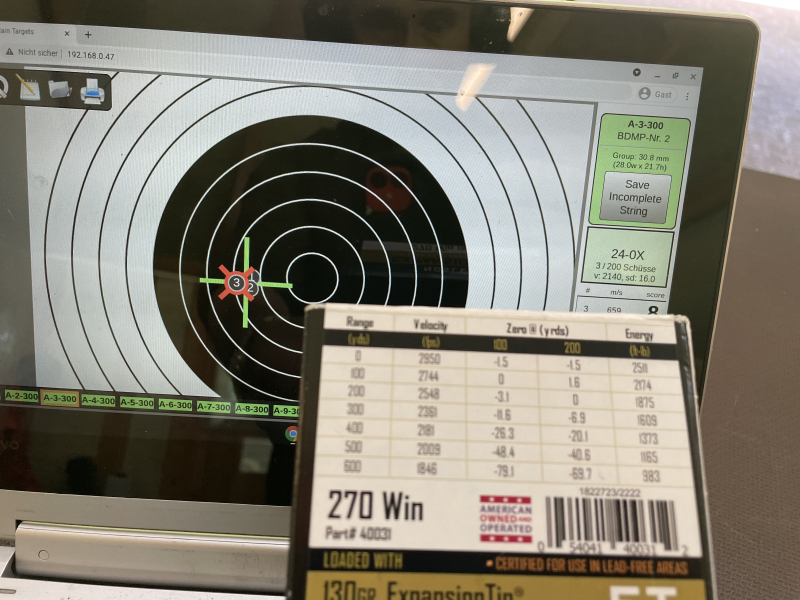 Blaser R8 Wechsellauf 270 Win Mündungsgewinde MG – Bild 2
