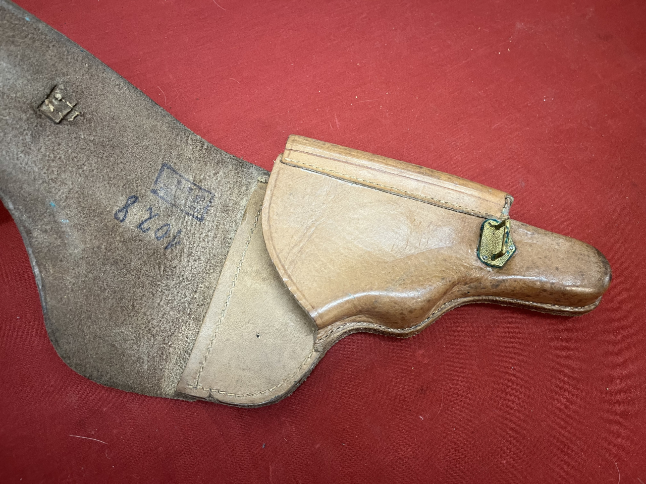 Original bulgarisches Parabellum-Holster für P08 – selten – Bild 3