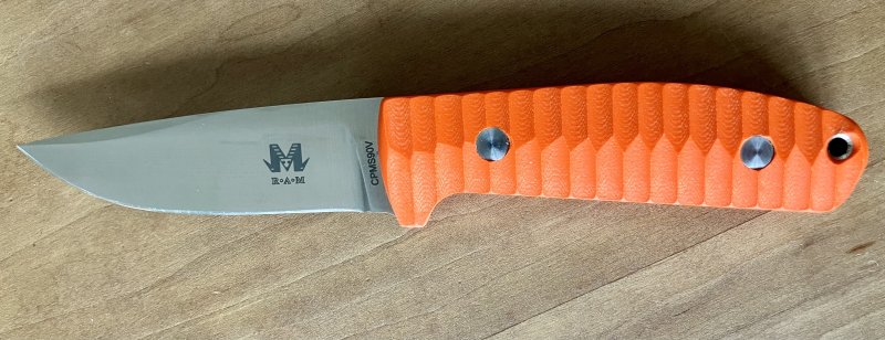 Reinhard Müller MSP Spezial Droppoint CPM S90V G10 Orange unbenutzt – Bild 3