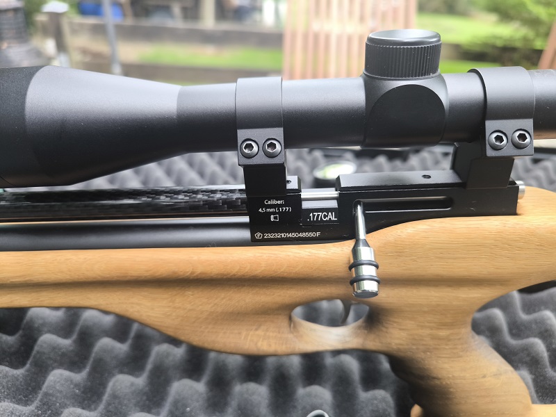 Diana Bandit mit Holzschaft Pressluft PCP Luftgewehr 4,5mm – Bild 4