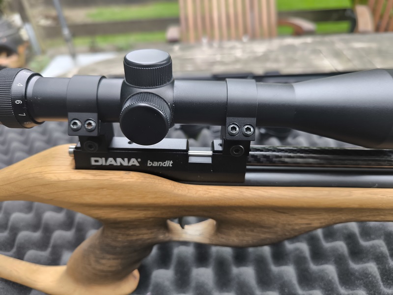 Diana Bandit mit Holzschaft Pressluft PCP Luftgewehr 4,5mm – Bild 3