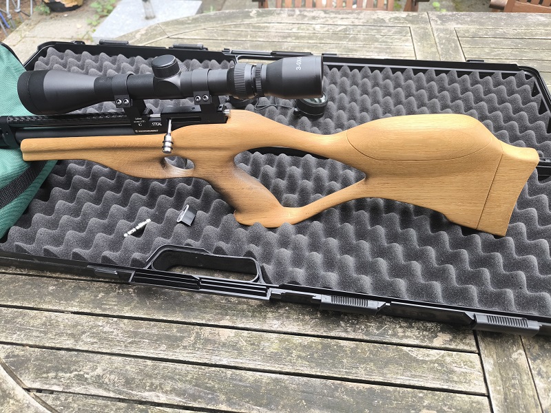 Diana Bandit mit Holzschaft Pressluft PCP Luftgewehr 4,5mm – Bild 5