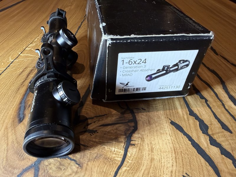 Ddoptics Zielfernrohr 1-6x24 mit Blaser sattelmontage. – Bild 2