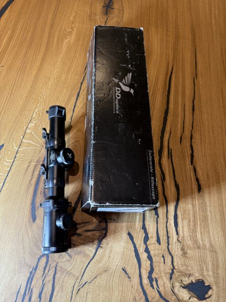 Ddoptics Zielfernrohr 1-6x24 mit Blaser sattelmontage. – Bild 1