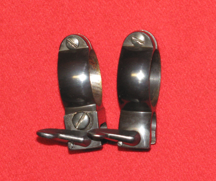 Zwei Stahl Montageteile von AKAH ZF / Zielfernrohr mit 26mm Rohrdurchmesser – Bild 3