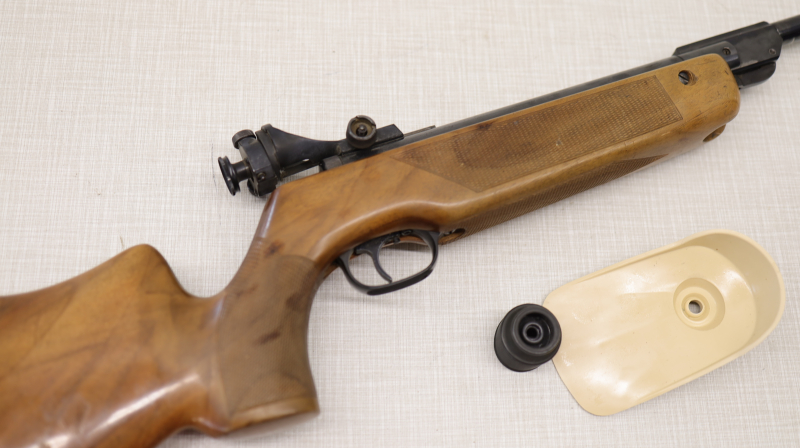 Walther Modell 55 4,5mm Vintage Matchgewähr Knicklauf Einzellader mit Diopter und Koffer funktionsf. – Bild 2
