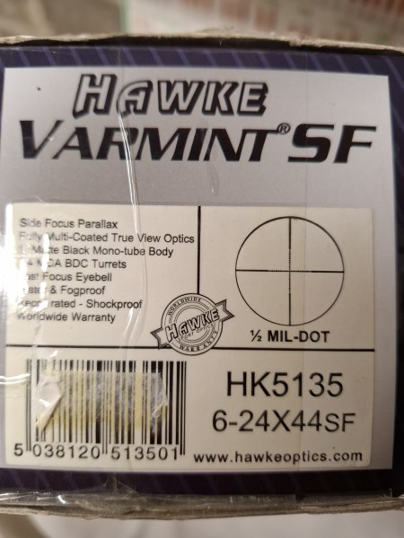 Hawke ZF Varmint SF 6-24x44 – Bild 5
