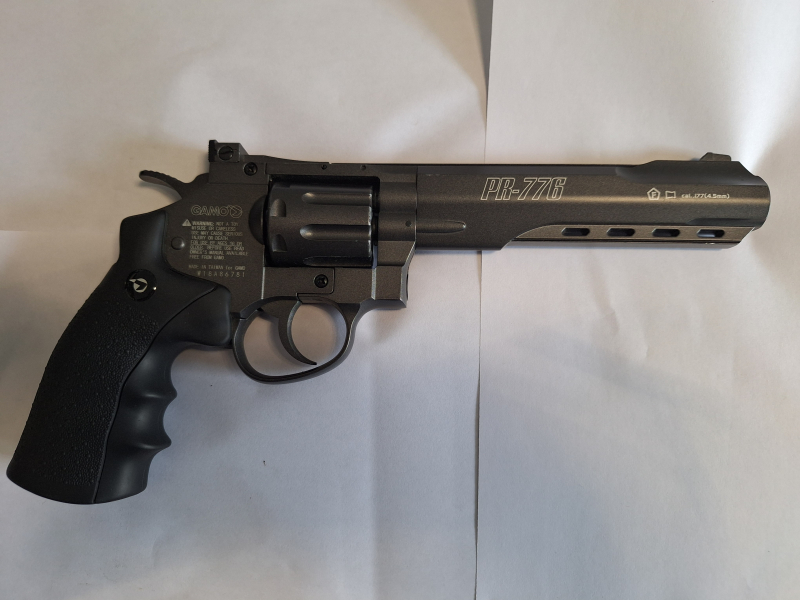 Großer CO 2 Revolver PR-776 4,5 mm Stahl BB – Bild 2