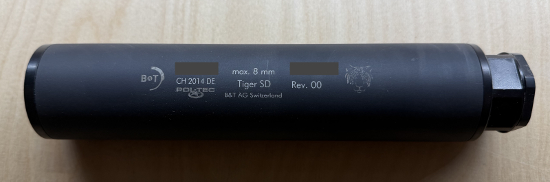 B&T Schalldämpfer Tiger max. 8mm – Bild 1