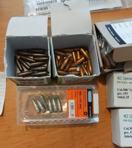 Projektile Geschosse cal. .30 .308 - .311 Restposten – Bild 1
