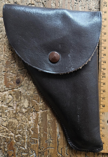 Original Leder-Holster dunkelbraun für Walther PP / Mauser /Sauer 38 H – Bild 1