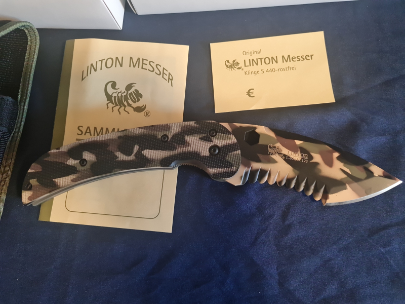Linton Messer kein Kershaw Cold Steel Crkt Benchmade Böker – Bild 3