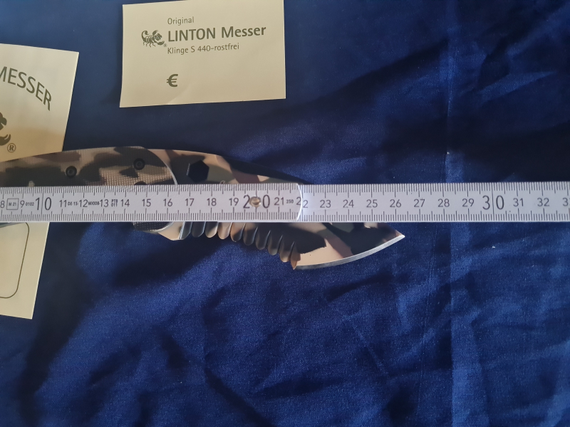 Linton Messer kein Kershaw Cold Steel Crkt Benchmade Böker – Bild 4