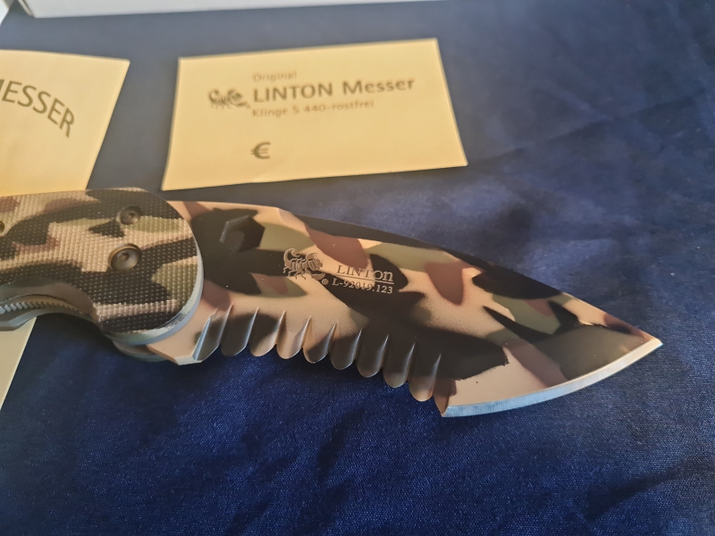 Linton Messer kein Kershaw Cold Steel Crkt Benchmade Böker – Bild 2