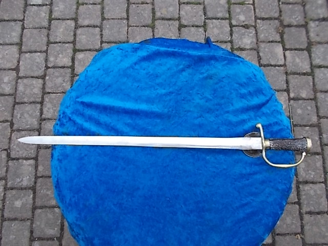 Achtung Sammler schöner Hirschfänger / Jagdschwert / Faschinenmesser no 98 Salut Teile – Bild 2