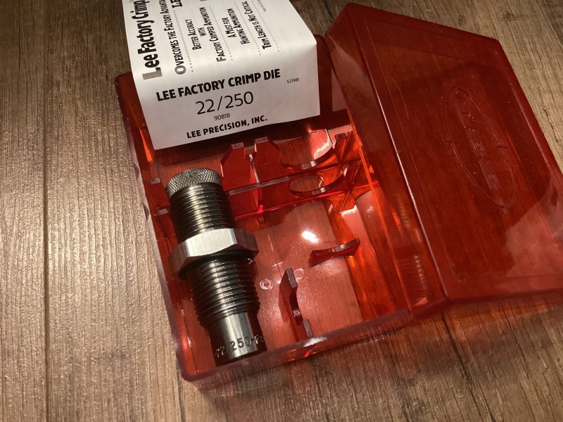 FACTORY CRIMP .22-250 LEE #90818 – bild 1