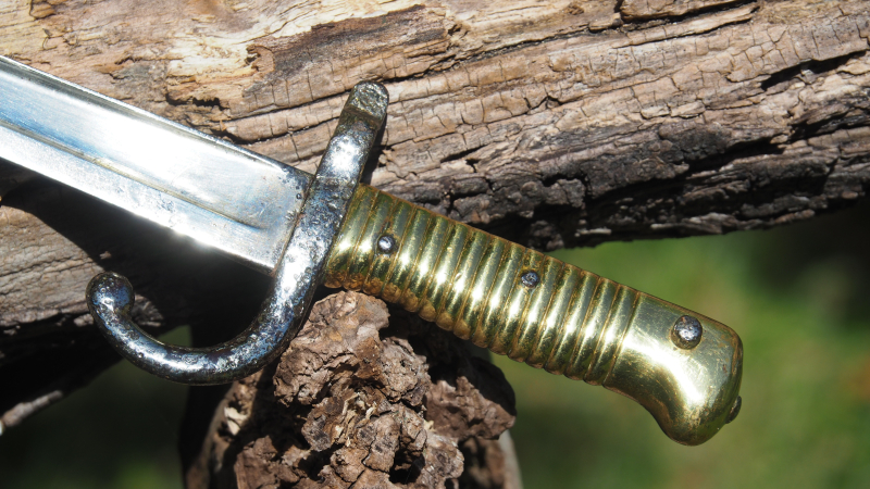Sammlerstück ! Bajonett Chassepot M1866, "St.Etienne" von 1871, schöner Zustand ! – Bild 2