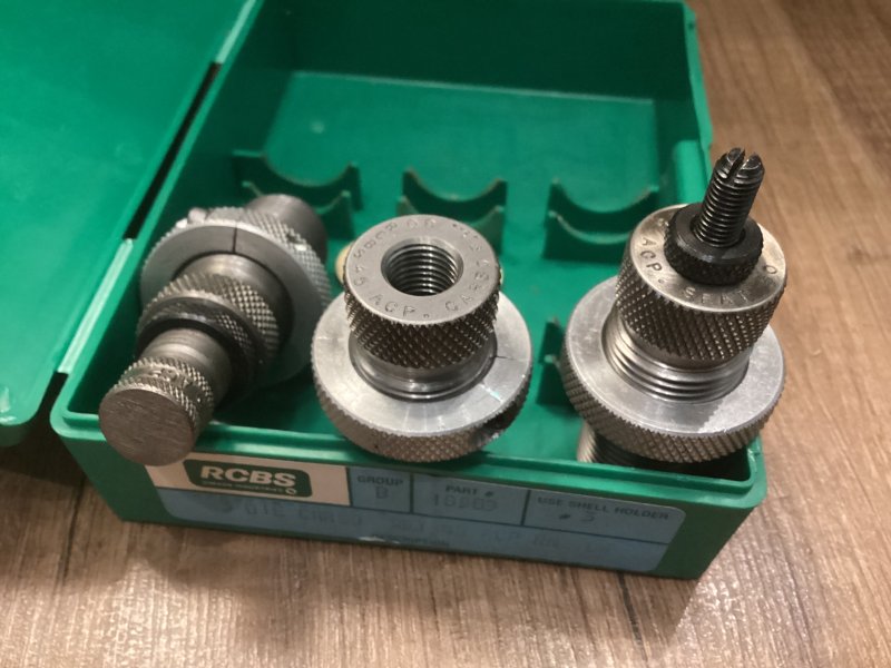 3 DIE Carbo Set Matrizen .45 ACP RN - RCBS – Bild 2