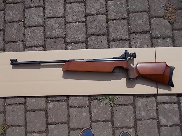 Achtung Sammler schönes Feinwerkbau 300 S Seitenspanner Match Luftgewehr mit F-Zeichen no 98 teile – Bild 1