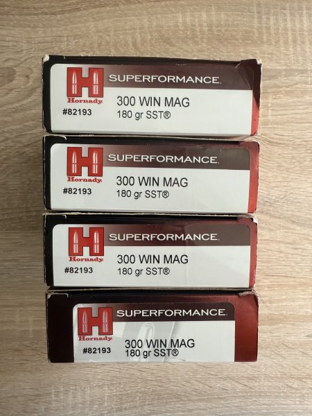 80 Schuss Hornady Superformance .300 Win. Mag. 180 gr SST – 4x20 – OVP – Bild 2