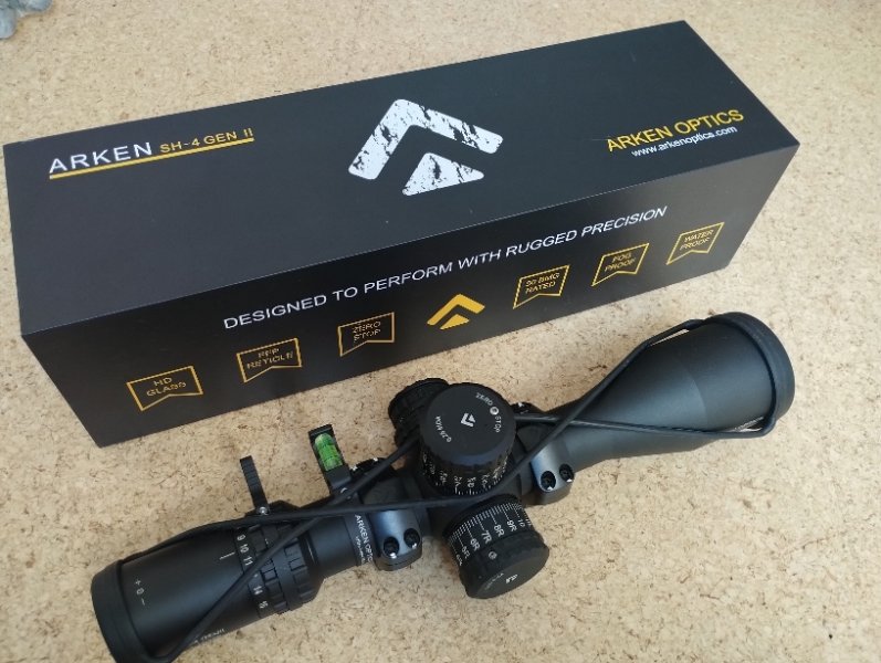Arken SH4 Gen2 4-16x50 FFP MOA Komplettset, Montageringe & Zubehör OVP – Bild 1