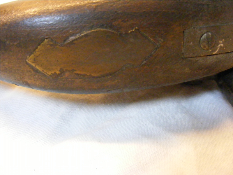Antike Vorderladerpistole 1170 Gramm schwer – Bild 6