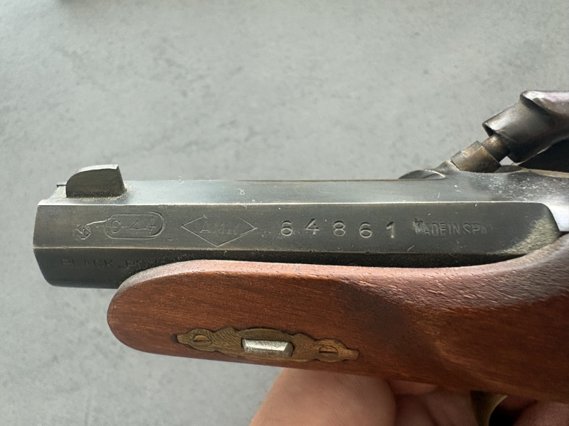 Vorderlader Pistole, Perkussion , Schwarzpulver Pistole , cal.44 Philadelphia Derringer ? – Bild 2