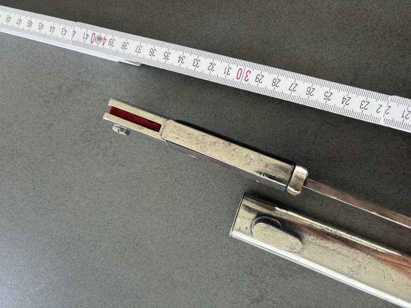 Bajonett K98 , 84/98 , Chrom , vernickelt – Bild 2