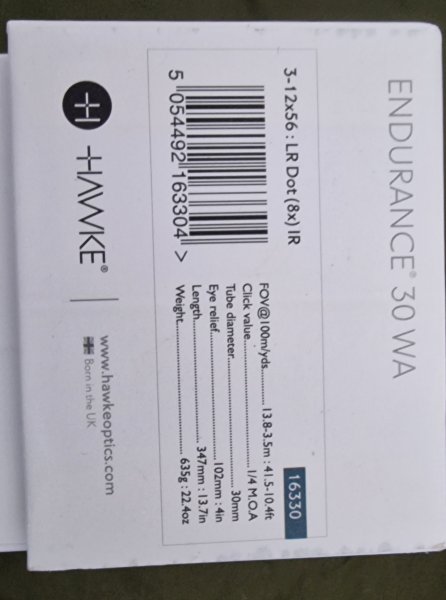 Hawke Endurance 30 WA 3-12x56 LR Dot IR – Bild 6